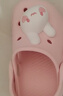 牧童儿童拖鞋夏男宝宝洞洞鞋软底女童卡通洗澡婴幼儿家居鞋萌兔粉170 实拍图