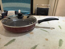 苏泊尔SUPOR 平底锅 炫彩不粘煎锅牛排锅28cm燃气灶明火专用EJ28M4 实拍图