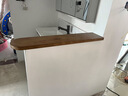 实木书桌面定做桌面板吧台板办公电脑桌餐桌飘窗台面板实木板定制 松木-榆木-白蜡木-胡桃木-定制 实拍图