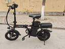 新大洲新国标代驾折叠电动车超长续航 锂电池电瓶助力自行单车轻便迷你小型男女士代步上班用可放后备箱 至尊-12减震-进口级35A-纯电续航≤105km 实拍图