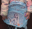 迪士尼（Disney）儿童书包幼儿园3-6岁小班大班超轻可爱女孩小背包爱莎公主蓝色 实拍图