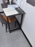 煜柠苑 电脑桌台式家用简约卧室长条桌学生写字学习桌子书台桌办公大桌 加固升级-黑架灰橡木-80*50高74 实拍图