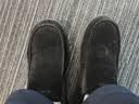 斯凯奇（Skechers）闪穿休闲鞋男士冬季新品百搭一脚蹬加绒保暖通勤鞋高端男鞋 实拍图