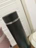 繁季陶瓷内胆保温杯男女士高档大容量骨瓷闷泡茶水分离便携商务车载黑 实拍图