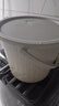 五月花脸盆水桶30cm3件套带盖加厚耐用宿舍泡脚家用储水桶洗衣洗车桶 实拍图