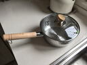 神田日本雪平锅不锈钢小奶锅热奶锅煮面泡面锅宝宝婴儿辅食锅进口汤锅 雪平锅（含玻璃盖） 20cm 实拍图