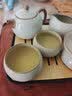 琦轩源黄汝窑手抓壶功夫茶壶套装日式家用会客茶壶茶杯整套陶瓷茶具泡茶 黄汝窑西施壶韵心茶漏5件套 实拍图