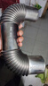 祥韩乐诚燃气热水器排烟管304不锈钢排气管烟道延长管加长加厚配件烟囱管 Φ60*90度弯头【加厚304材质】 实拍图