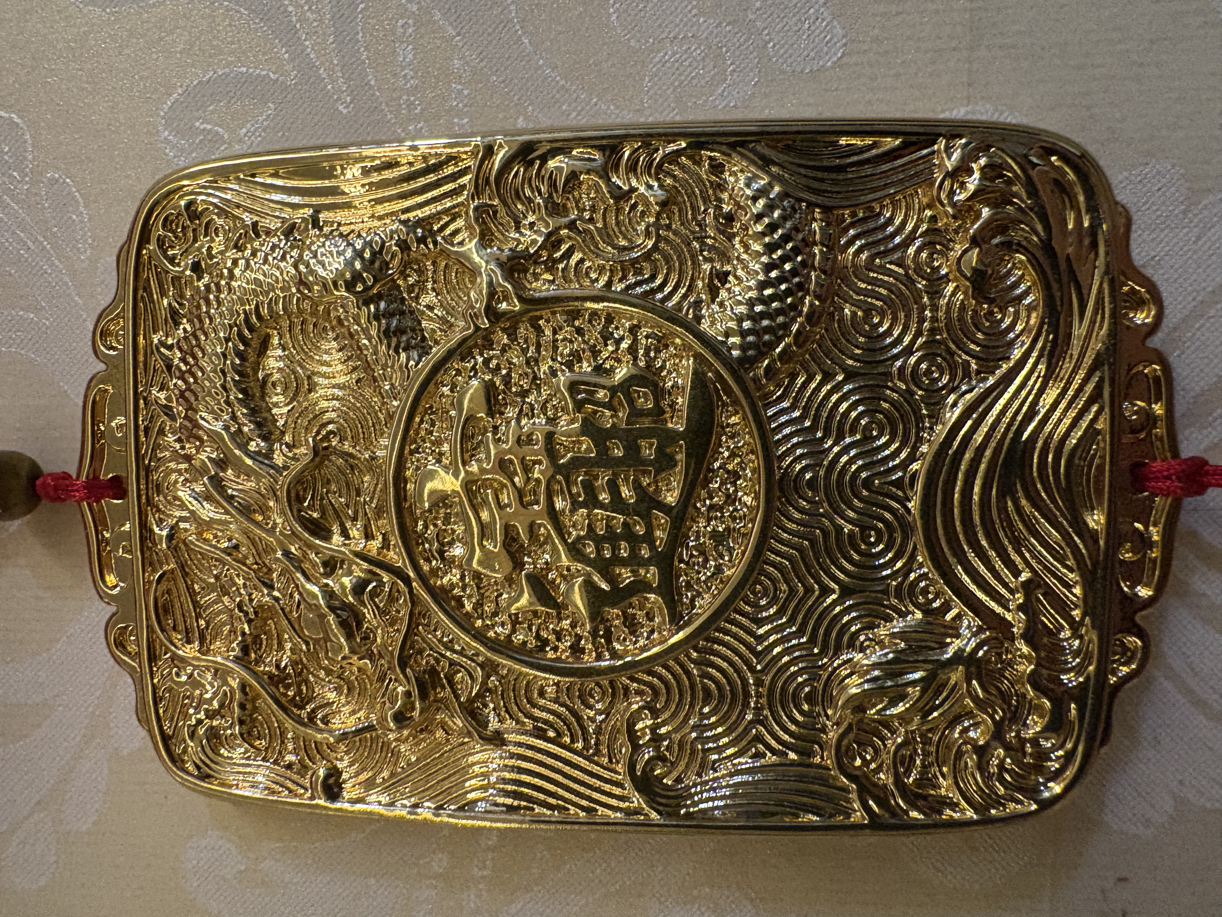 铜师傅《龙牌》客厅桌面龙年铜挂件 家居装饰工艺品 实拍图