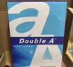 Double A  70g  A4 复印纸500张/包  5包/箱（2500张） 实拍图