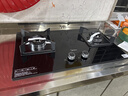 美的（Midea）【液化气/煤气罐】燃气灶双灶家用5.0KW大火力黑晶宽面板台嵌两用双灶Q330 实拍图