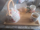古笙记配竹托景德镇陶瓷茶具套装家用整套提梁壶中式泡茶壶茶杯子带过滤 中国结(红色喜庆)  7件 7件 实拍图