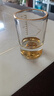卢咖芮斯二两金山白酒杯水晶玻璃金箔100ml酒盅带刻度2两杯酒具 金山1两杯50ml6只 实拍图