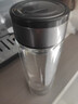 【京东物流配送】高硼硅双层玻璃杯大容量泡茶杯水杯子茶水分离杯 【双层加厚】茶杯350ml1只 实拍图