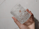宝石纹玻璃杯INS风高颜值洋酒杯透明家用加厚鸡尾酒调酒啤酒杯子 宝石杯200ml*1 实拍图