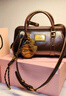 芭比（Barbie）手提包包女包2026年新款复古保龄球轻奢单肩斜挎包闺蜜礼物情人节 实拍图