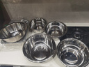 炊大皇 不锈钢盆筛五件套304钢加大加厚洗菜盆沥水和面盆沙拉拌菜调料盆 实拍图