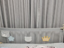 贝怡熊Beeio床围栏婴儿床上宝宝防摔床围挡安全护栏儿童床护栏床边一面挡板 【免打孔】冰川灰1.8米 单面装 1片装 实拍图