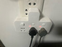 公牛（BULL）插座扩展器一转多/一转三插座/转换插头/转换器/插排/插线板 适用卧室、厨房 品字型3位分控 实拍图