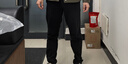 海澜之家（HLA）休闲裤男轻商务时尚系列大码裤子男秋冬季 黑色5C M 170/80A推荐121~134斤 实拍图