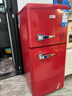 志高复古冰箱小型大容量家用租房电冰箱 化妆品网红冰箱冷藏冷冻一级能效小冰箱节能省电 【中国红】102L复古冰箱【7档调温 轻奢韵味】 实拍图