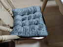 加厚毛绒椅子坐垫冬季软垫屁垫汽车坐垫软垫屁股垫 浅灰色 40X40cm 实拍图
