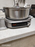 九阳（Joyoung）0涂层IH秒涮电火锅火锅专用锅电锅家用4-8人分体式可拆洗多功能电蒸锅不锈钢电煮锅6L火锅锅GN12 实拍图