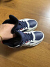 361°儿童棉鞋25冬男女童3-14岁加绒保暖革面户外运动鞋 蓝34 实拍图
