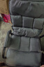 汤凯颐电脑椅懒人沙发宿舍家用靠背椅可躺可调办公椅学生折叠座椅电竞椅 百搭灰+储物袋【靠背五档调节】 实拍图