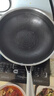 炊大皇炒锅304不锈钢有钛炒菜锅煎锅平底不粘炒锅32cm 可立可视盖不挑灶 实拍图