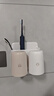 懒角落牙刷置物架卫生间浴室免打孔壁挂式收纳架牙缸杯具套装漱口架两杯 实拍图