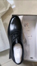 红蜻蜓男鞋系带商务鞋新款英伦男士皮鞋正装鞋男帮牛皮德比鞋WTA43334 黑色升级版 43 实拍图