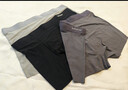 猫人男士内裤男冰丝无痕凉感10A虫草抑菌透气裤衩大码男生平角短裤头 黑色+铂灰+灰蓝 10A抑菌冰丝 3条 XL （建议120斤-140斤） 晒单实拍图