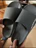 回力厚底防滑男女士凉拖室内外穿软底洗澡浴室拖鞋HL0212黑色42-43 实拍图