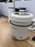 美的（Midea）电煮锅 泡面火锅宿舍小电锅 电蒸锅 多功能家用电热锅 2.6L蒸煮一体 小型2-3人用 配带蒸笼XZE2076 实拍图