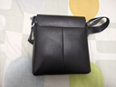 MOEPEQDAISHU斜挎包男士单肩包休闲真皮大容量商务通勤时尚竖款挎包新款公文包 BZ Y0102 黑色 实拍图