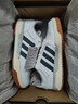 adidas ENTRAP美式校园风运动少年感复古篮球风板鞋男女阿迪达斯   白色/蓝色   42 实拍图