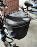 魔轮自行车车筐前筐电动车前置挂篮通用折叠防水车篮子 升级耐磨长款 实拍图