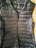 京东京造零压排骨羽绒轻薄羽绒服男外套冬季防钻绒马甲背心新年曜石黑M 实拍图