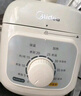 美的（Midea）一人食电压力锅1.8L 白玉晶釜 开盖火锅 一键排气免浸泡杂粮饭1-3人家用MY-E2400电饭煲高压锅 实拍图