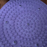 SMOOKY指压板脚底按摩脚垫穴位疏通脚心指压板仿鹅卵石圆形垫慢跑 优雅紫【圆形直径约55cm】 实拍图