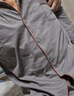 芬腾可安（FENTENGCARE）睡衣男士纯棉春秋季长袖长裤开衫翻领两件套家居服休闲可外穿QH 实拍图