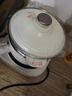 美的（Midea）电煮锅 小电锅 电蒸锅 电火锅 电热锅 分体式可拆洗 2.6L学生宿舍多功能锅 泡面锅 XZC2061 配蒸笼 实拍图