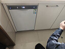 海尔（Haier）【小蛮腰X11S】洗碗机嵌入式中型115升白色大容量45cm超窄分区洗一级水效7天净存EYBW14586BBU1 实拍图