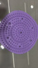 SMOOKY指压板脚底按摩脚垫穴位疏通脚心指压板仿鹅卵石圆形垫慢跑 优雅紫【圆形直径约55cm】 实拍图
