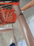 舒客艺家 摇椅藤椅午睡躺椅客厅阳台懒人逍遥椅子户外凳子老人休闲摇摇椅 【钜惠款】-细藤-红咖色 实拍图