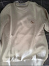 优衣库合作款男装女装宽松卫衣长袖运动衫休闲上衣481040 482310 482310/31米色 L 实拍图