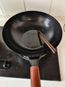美的（Midea）铁锅炒锅精铁健康无涂层不易粘平底煎锅燃气电磁炉通用年会礼品物 实拍图