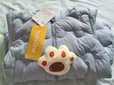 巴拉巴拉童装婴儿连体衣轻薄羽绒服宝宝衣服2025冬装抱衣爬服男童女童萌趣 蓝色小熊-白鸭绒 100 cm-充绒量53g 实拍图