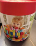 Hape(德国)儿童积木玩具木质100粒双面数字字母桶装宝宝新年礼物E8488 实拍图
